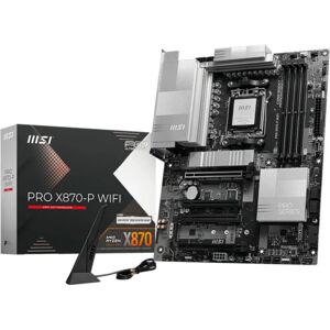 MSI PRO X870-P WIFI Motherboard - AMD X870 Socket AM5, DDR5, PCIe 5.0 MSI PRO X870-P WIFI Motherboard - AMD X870 Socket AM5, DDR5, PCIe 5.0