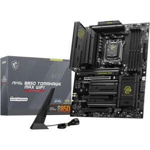 MSI MAG B850 TOMAHAWK MAX WIFI Motherboard - Supports AMD Ryzen 9000/8000/7000, DDR5, Wi-Fi 7 MSI MAG B850 TOMAHAWK MAX WIFI Motherboard - Supports AMD Ryzen 9000/8000/7000, DDR5, Wi-Fi 7