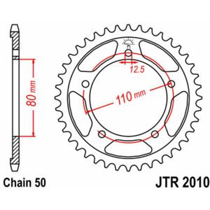 Corona JT Sprockets em aço padrão - 530 Corona JT Sprockets em aço padrão - 530