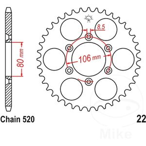 Aprilia High Carbon Steel Off-Road Sprocket - Motorcycle Type Aprilia High Carbon Steel Off-Road Sprocket - Motorcycle Type
