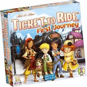 Asmodee Ticket to Ride: First Journey - Brädspel Asmodee Ticket to Ride: First Journey - Brädspel