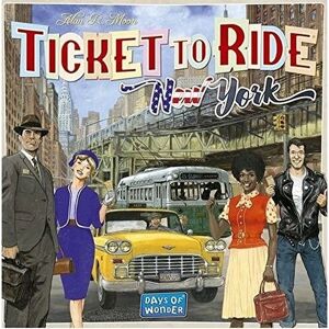 Asmodee Ticket To Ride New York - Brädspel - Transport Landmärken Asmodee Ticket To Ride New York - Brädspel - Transport Landmärken