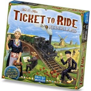 Days of Wonder Ticket to Ride Nederland Map Expansion - Board Game Days of Wonder Ticket to Ride Nederland Map Expansion - Board Game