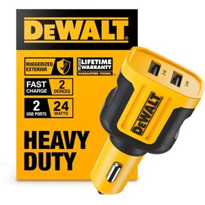 Dewalt 141-9008-Dw2 2-Port 4.8A Car Van Charger Dewalt 141-9008-Dw2 2-Port 4.8A Car Van Charger