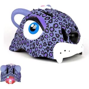 Crazy Safety Kindersicherheitshelm - Verstellbar 49-55cm - Lila Leoparden - EN 1078 Zertifiziert Crazy Safety Kindersicherheitshelm - Verstellbar 49-55cm - Lila Leoparden - EN 1078 Zertifiziert