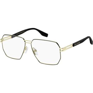 Marc Jacobs Gold Hexagonal Glasses - RHL Black - Eyewear Frames Marc Jacobs Gold Hexagonal Glasses - RHL Black - Eyewear Frames