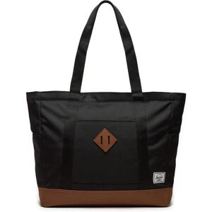 Herschel Rucksack Heritage Tote - Svart/Saddlebrown - Tote Bag Herschel Rucksack Heritage Tote - Svart/Saddlebrown - Tote Bag