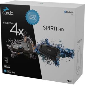 Zestaw Interkom Cardo Freecom 4X / Spirit HD - Wodoodporny Bluetooth do motocykli Zestaw Interkom Cardo Freecom 4X / Spirit HD - Wodoodporny Bluetooth do motocykli