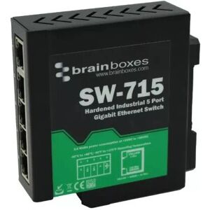 Brainboxes SW-715 Commutateur Ethernet Gigabit Industriel 5 Ports - Rail DIN - Publicité Brainboxes SW-715 Commutateur Ethernet Gigabit Industriel 5 Ports - Rail DIN - Publicité