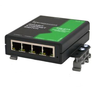 Brainboxes SW-015 Network Switch - Unmanaged Gigabit Ethernet, Compact Brainboxes SW-015 Network Switch - Unmanaged Gigabit Ethernet, Compact