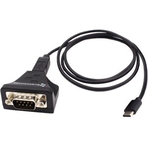 Brainboxes US-759 USB-C to RS-232 Cable - Black Brainboxes US-759 USB-C to RS-232 Cable - Black