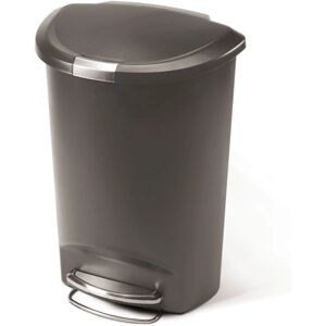 Simplehuman Semi-Round Pedal Bin 50 L - Grey Simplehuman Semi-Round Pedal Bin 50 L - Grey