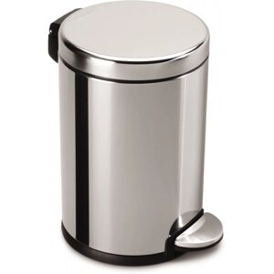 Simplehuman Mini Round Pedal Bin 4.5 L Stainless Steel Simplehuman Mini Round Pedal Bin 4.5 L Stainless Steel