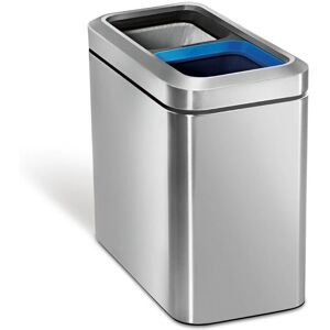 Simplehuman Slim Open Recycler 20L (CW1470) - Publicité Simplehuman Slim Open Recycler 20L (CW1470) - Publicité