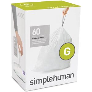 Simplehuman CW0257 Witte 30L vuilniszakken - Verpakkingsset Simplehuman CW0257 Witte 30L vuilniszakken - Verpakkingsset