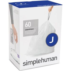 Simplehuman CW0259 White Trash Bags - 45L - 60 pcs Simplehuman CW0259 White Trash Bags - 45L - 60 pcs