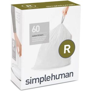 Worki na śmieci Simplehuman CW0253 - 10L Białe 60 szt. Worki na śmieci Simplehuman CW0253 - 10L Białe 60 szt.