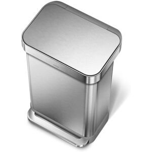 Simplehuman Rectangular Pedal Bin 45L - Stainless Steel Simplehuman Rectangular Pedal Bin 45L - Stainless Steel