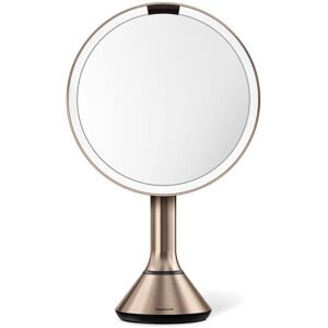 Lustro do makijażu simplehuman Rose Gold - Powiększenie 5X - Oświetlenie twarzy Lustro do makijażu simplehuman Rose Gold - Powiększenie 5X - Oświetlenie twarzy