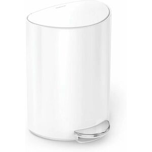 simplehuman Weiße 6L Halbrunde Mülleimer - Mülleimer simplehuman Weiße 6L Halbrunde Mülleimer - Mülleimer