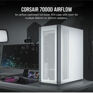 Corsair 7000D AIRFLOW Volltür-White-ATX-Gehäuse Corsair 7000D AIRFLOW Volltür-White-ATX-Gehäuse