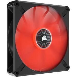 Corsair ML140 LED ELITE Magnetische Levitatie PC Ventilator - Zwart, Rood Corsair ML140 LED ELITE Magnetische Levitatie PC Ventilator - Zwart, Rood