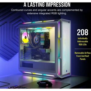 Corsair iCUE 5000T RGB White PC Case - High Performance Mid Tower Corsair iCUE 5000T RGB White PC Case - High Performance Mid Tower