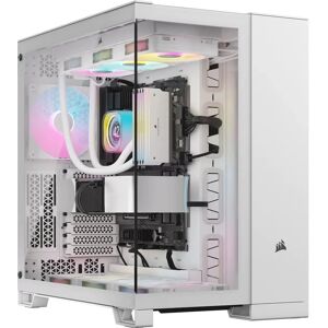 Boîtier PC Corsair 6500X Blanc - Chambre Double - Publicité Boîtier PC Corsair 6500X Blanc - Chambre Double - Publicité