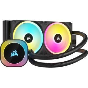 Refroidisseur liquide CPU Corsair H100i RGB - 240mm - Noir - Publicité Refroidisseur liquide CPU Corsair H100i RGB - 240mm - Noir - Publicité
