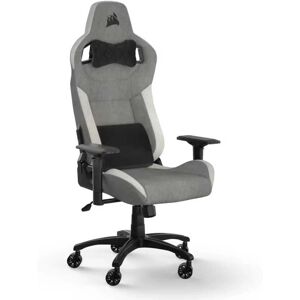 Corsair Grey/Silver T3 Rush Gaming Chair - Gaming Chair Corsair Grey/Silver T3 Rush Gaming Chair - Gaming Chair