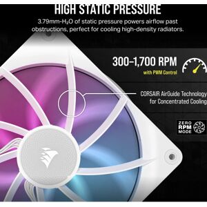 Corsair iCUE LINK RX140 RGB Computer case Fan - White Corsair iCUE LINK RX140 RGB Computer case Fan - White