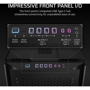 Corsair 9000D RGB AIRFLOW Full Tower PC Case - Black Corsair 9000D RGB AIRFLOW Full Tower PC Case - Black