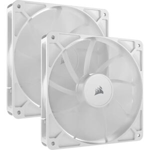 Corsair RS140 140mm PWM Dual Pack White - Computer Case Fan Corsair RS140 140mm PWM Dual Pack White - Computer Case Fan