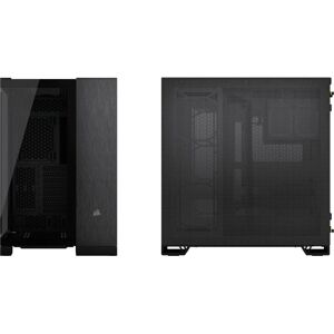 Corsair 6500X - Mid Tower - Extended ATX - Tempered Glass - Black - Computer Case Corsair 6500X - Mid Tower - Extended ATX - Tempered Glass - Black - Computer Case