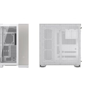 Corsair 6500X - Mid Tower - Tempered Glass, White, Gray - Computer Case Corsair 6500X - Mid Tower - Tempered Glass, White, Gray - Computer Case