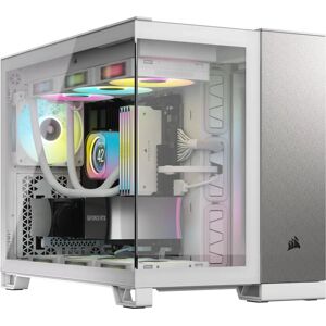 Corsair Model 2500X Micro ATX Mid Tower Case - Grey, White Corsair Model 2500X Micro ATX Mid Tower Case - Grey, White