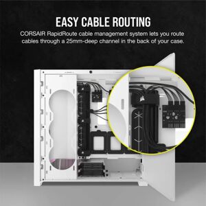 Corsair iCUE 5000D RGB Airflow White - PC Case Corsair iCUE 5000D RGB Airflow White - PC Case