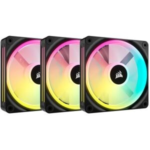 Corsair iCUE QX120 RGB 120mm Black Fan Starter Kit - Computer Cooling System Corsair iCUE QX120 RGB 120mm Black Fan Starter Kit - Computer Cooling System