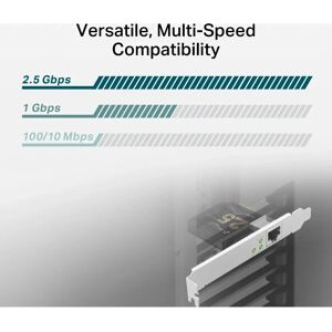 TP-Link TX201 2.5 Gigabit Ethernet PCIe Network Card - Network Adapter TP-Link TX201 2.5 Gigabit Ethernet PCIe Network Card - Network Adapter