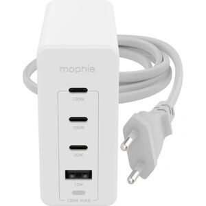 Caricatore Mophie Speedport 120W - Universale, Bianco, 4 Porte Caricatore Mophie Speedport 120W - Universale, Bianco, 4 Porte