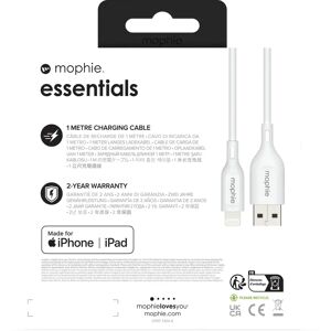 mophie Essentials 1M White Charging Cable - Charging Cable mophie Essentials 1M White Charging Cable - Charging Cable