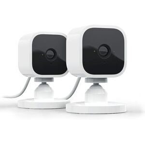 Blink Blink Mini Telecamera di Sicurezza Compatta per Interni - Bianco - 1080p HD - 2 Telecamere Blink Blink Mini Telecamera di Sicurezza Compatta per Interni - Bianco - 1080p HD - 2 Telecamere