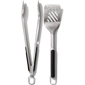 Oxo Grilling Turner and Tongs Set - Stainless Steel BBQ Tools Oxo Grilling Turner and Tongs Set - Stainless Steel BBQ Tools