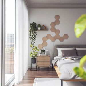 Nanoleaf Elements Hexagon Wood Look LED Panel - LED Panel Nanoleaf Elements Hexagon Wood Look LED Panel - LED Panel