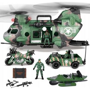 Ensemble de Jouets Hélicoptère de Transport Militaire Jumbo 10-en-1 JOYIN - Jouets & Jeux - Publicité Ensemble de Jouets Hélicoptère de Transport Militaire Jumbo 10-en-1 JOYIN - Jouets & Jeux - Publicité