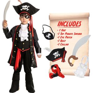Spooktacular Creations G0-72TV-5BK6 Costume de Pirate Noir - Costume - Publicité Spooktacular Creations G0-72TV-5BK6 Costume de Pirate Noir - Costume - Publicité