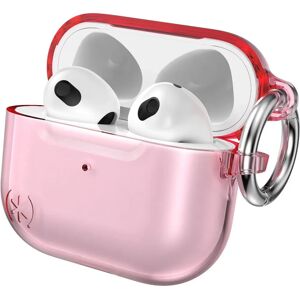 Etui transparent antibactérien Icy Pink pour AirPods 3 - Publicité Etui transparent antibactérien Icy Pink pour AirPods 3 - Publicité
