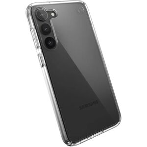 Transparent Speck Presidio Perfect Clear telefonfodral för S23+ - UV resistent, Fallskydd, Microban Transparent Speck Presidio Perfect Clear telefonfodral för S23+ - UV resistent, Fallskydd, Microban