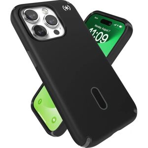 Speck Presidio2 Pro ClickLock & MagSafe - iPhone 15 Pro Case - Black/Slate Grey/White Speck Presidio2 Pro ClickLock & MagSafe - iPhone 15 Pro Case - Black/Slate Grey/White