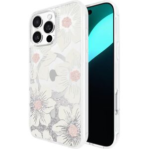 Kate Spade New York Liquid Glitter MagSafe - Etui na iPhone 16 Pro Max - Hollyhock Floral Kate Spade New York Liquid Glitter MagSafe - Etui na iPhone 16 Pro Max - Hollyhock Floral